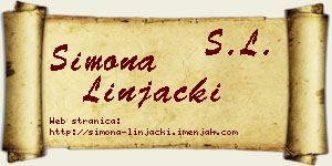 Simona Linjački vizit kartica
